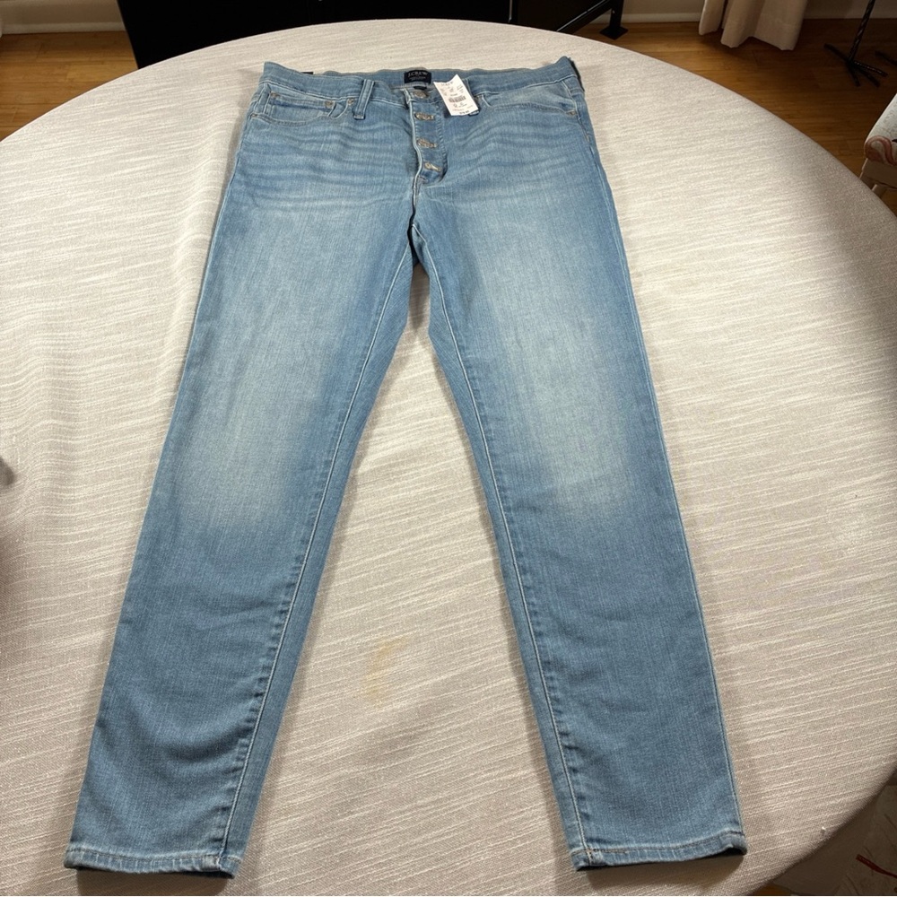 J. Crew Jeans High Rise Skinny Ankle Women’s Size 31 Blue Denim